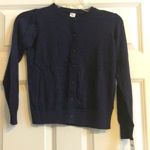 Navy Blue button up cardigan size 8 by Osh Kosh B'gosh. New with tags